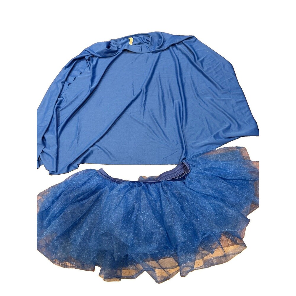 Tulle Tutu Women Layered High Low Asymmetrical Mini  Length & Matching Cape M-XL